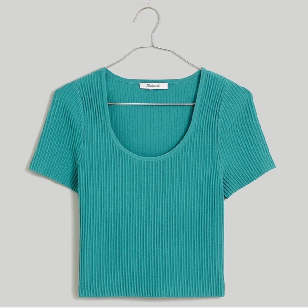 NWT Madewell Ottoman Crop Sweater Tee XXS